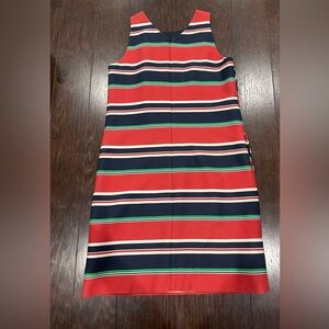 Brooks Brothers Women Striped Cotton Blend Lined  Dress Career Classic Size 4